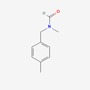 molecular formula C10H13NO B13940701 N-methyl-N-[(4-methylphenyl)methyl]formamide CAS No. 54410-77-4