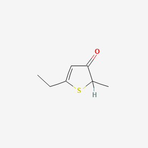 3(2H)-Thiophenone, 5-ethyl-2-methyl-