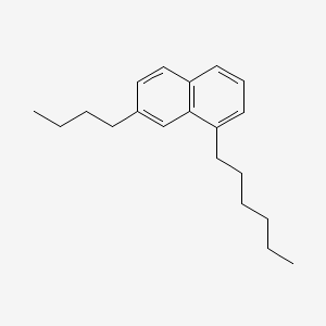 7-Butyl-1-hexylnaphthalene