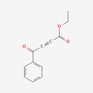 molecular formula C12H10O3 B13940772 2-Butynoic acid, 4-oxo-4-phenyl-, ethyl ester CAS No. 54966-47-1