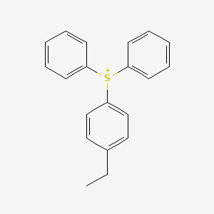 molecular formula C20H19S+ B13940781 (4-Ethylphenyl)diphenylsulfonium CAS No. 66482-49-3