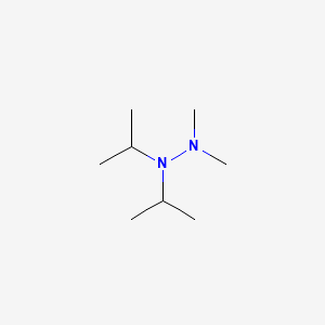 molecular formula C8H20N2 B13940825 Hydrazine, 1,1-dimethyl-2,2-dipropyl- CAS No. 60678-66-2