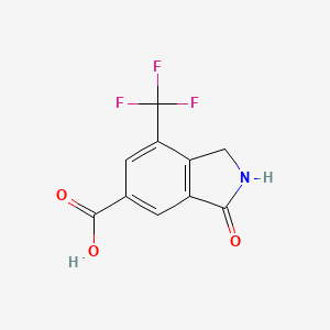 3-Oxo-7-(trifluoromethyl)isoindoline-5-carboxylic acid