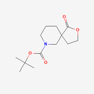 molecular formula C13H21NO4 B13940870 7-Boc-2-oxa-7-aza-spiro[4,5]decan-1-one CAS No. 374795-33-2