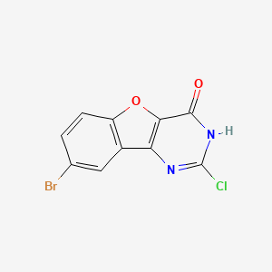 8-bromo-2-chlorobenzofuro[3,2-d]pyrimidin-4(3H)-one