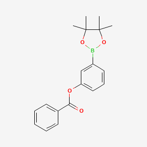 3-(4,4,5,5-Tetramethyl-1,3,2-dioxaborolan-2-yl)phenyl benzoate