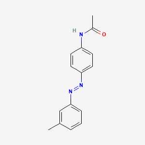 molecular formula C15H15N3O B13940941 N-(4-((3-Methylphenyl)azo)phenyl)acetamide CAS No. 63019-45-4