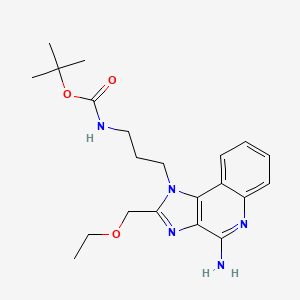 tert-Butyl 3-[4-amino-2-(ethoxymethyl)-1H-imidazo[4,5-c]quinolin-1-yl]propylcarbamate