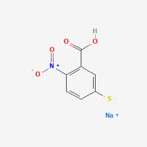 molecular formula C7H4NNaO4S B13941046 Sodium 3-mercapto-6-nitrobenzoate CAS No. 63467-78-7