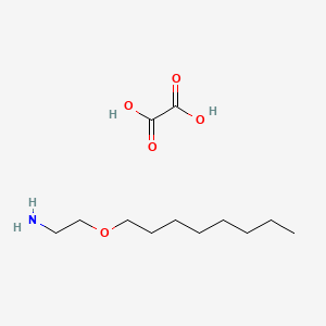 molecular formula C12H25NO5 B1394106 草酸[2-(辛氧基)乙基]胺 CAS No. 1211496-91-1