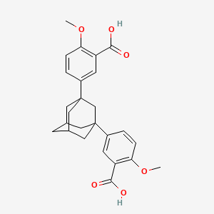 3,3'-Tricyclo[3.3.1.1~3,7~]decane-1,3-diylbis(6-methoxybenzoic acid)