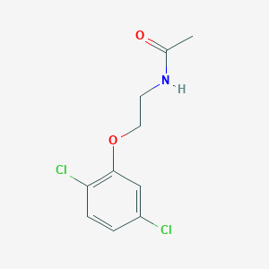 molecular formula C10H11Cl2NO2 B1394114 N-[2-(2,5-二氯苯氧基)乙基]乙酰胺 CAS No. 1188262-61-4