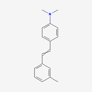 N,N,3'-Trimethyl-4-stilbenamine