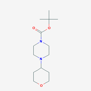 molecular formula C14H26N2O3 B1394120 叔丁基4-(四氢-2H-吡喃-4-基)哌嗪-1-羧酸酯 CAS No. 706759-32-2