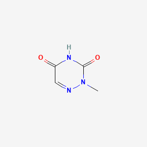 molecular formula C4H5N3O2 B13941201 1-Methyl-6-azauracil CAS No. 6943-94-8