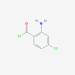 B1394124 2-Amino-4-chlorobenzoyl chloride CAS No. 1261818-40-9