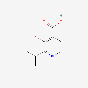 molecular formula C9H10FNO2 B13941280 3-Fluoro-2-isopropylisonicotinic acid 