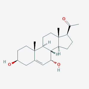molecular formula C21H32O3 B139413 7α-羟基孕酮 CAS No. 30626-96-1