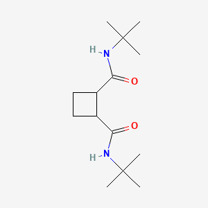 1-N,2-N-ditert-butylcyclobutane-1,2-dicarboxamide