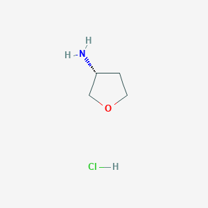 molecular formula C4H10ClNO B1394164 (R)-四氢呋喃-3-胺盐酸盐 CAS No. 1072015-52-1