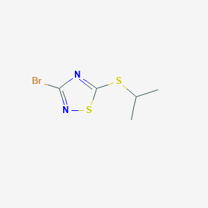 B1394168 3-Bromo-5-(isopropylthio)-1,2,4-thiadiazole CAS No. 36955-40-5