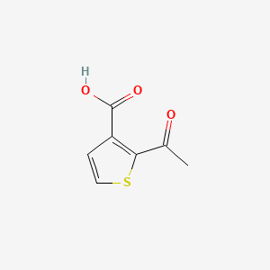 molecular formula C7H6O3S B13941692 2-acetylthiophene-3-carboxylic Acid CAS No. 7224-15-9