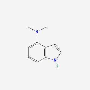 molecular formula C10H12N2 B13941698 N,N-dimethyl-1H-indol-4-amine 