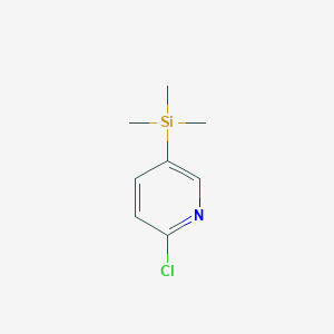 Pyridine, 2-chloro-5-(trimethylsilyl)-