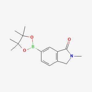 B1394174 2-Methyl-6-(4,4,5,5-tetramethyl-1,3,2-dioxaborolan-2-yl)isoindolin-1-one CAS No. 1313399-38-0