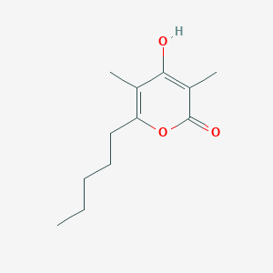 4-Hydroxy-3,5-dimethyl-6-pentyl-2H-pyran-2-one