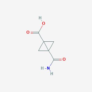 3-Carbamoylbicyclo[1.1.0]butane-1-carboxylic acid