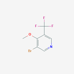 molecular formula C7H5BrF3NO B13941856 3-Bromo-4-methoxy-5-(trifluoromethyl)pyridine CAS No. 1256804-63-3