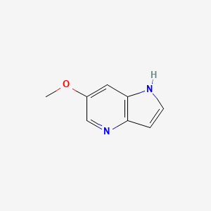 molecular formula C8H8N2O B1394200 6-methoxy-1H-pyrrolo[3,2-b]pyridine CAS No. 1190317-86-2