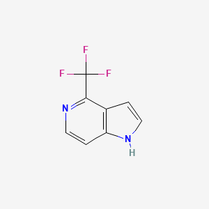 molecular formula C8H5F3N2 B1394207 4-(三氟甲基)-1H-吡咯并[3,2-c]吡啶 CAS No. 1190309-89-7