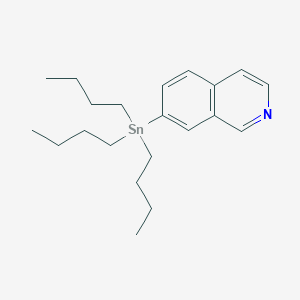 molecular formula C21H33NSn B1394211 7-(三丁基锡基)异喹啉 CAS No. 1161975-56-9