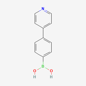 molecular formula C11H10BNO2 B1394217 (4-(Pyridin-4-yl)phenyl)boronic acid CAS No. 1045332-30-6
