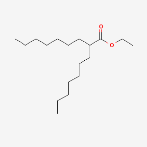 molecular formula C18H36O2 B13942242 ethyl 2-heptylnonanoate CAS No. 63905-75-9