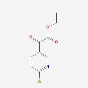 molecular formula C9H8BrNO3 B1394228 Ethyl 2-(6-bromopyridin-3-yl)-2-oxoacetate CAS No. 745816-48-2
