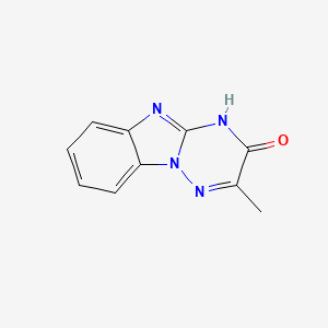 2-Methyl[1,2,4]triazino[2,3-a]benzimidazol-3-ol