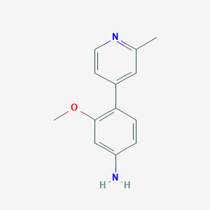 3-Methoxy-4-(2-methylpyridin-4-yl)benzenamine