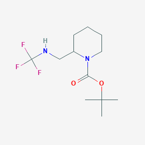 tert-Butyl 2-(((trifluoromethyl)amino)methyl)piperidine-1-carboxylate