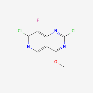 2,7-Dichloro-8-fluoro-4-methoxypyrido[4,3-d]pyrimidine