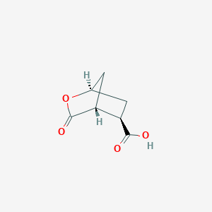 B1394244 (1R,4R,5R)-3-Oxo-2-oxabicyclo[2.2.1]heptane-5-carboxylic acid CAS No. 862174-60-5