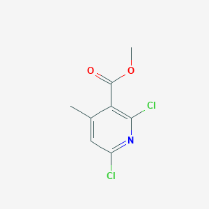 molecular formula C8H7Cl2NO2 B1394249 2,6-二氯-4-甲基烟酸甲酯 CAS No. 1013648-04-8