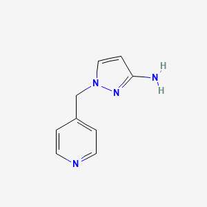 molecular formula C9H10N4 B1394268 1-(吡啶-4-基甲基)-1H-吡唑-3-胺 CAS No. 1142952-13-3