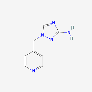 molecular formula C8H9N5 B1394269 1-(吡啶-4-基甲基)-1H-1,2,4-三唑-3-胺 CAS No. 1182736-00-0