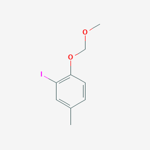 molecular formula C9H11IO2 B13942698 2-Iodo-1-(methoxymethoxy)-4-methylbenzene 