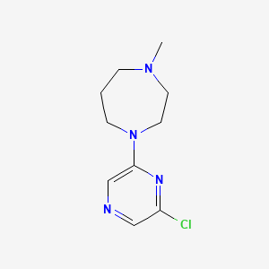 B1394271 1-(6-Chloropyrazin-2-yl)-4-methyl-1,4-diazepane CAS No. 1006700-12-4