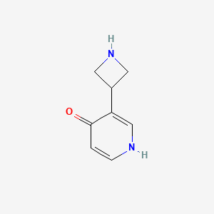 molecular formula C8H10N2O B13942715 3-(3-Azetidinyl)-4-pyridinol 