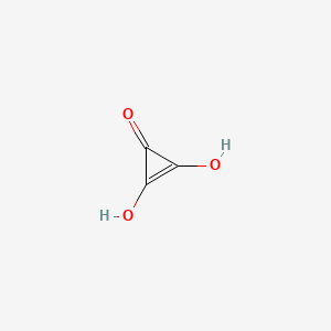 molecular formula C3H2O3 B13942756 1,2-Dihydroxycyclopropene-3-one CAS No. 54826-91-4